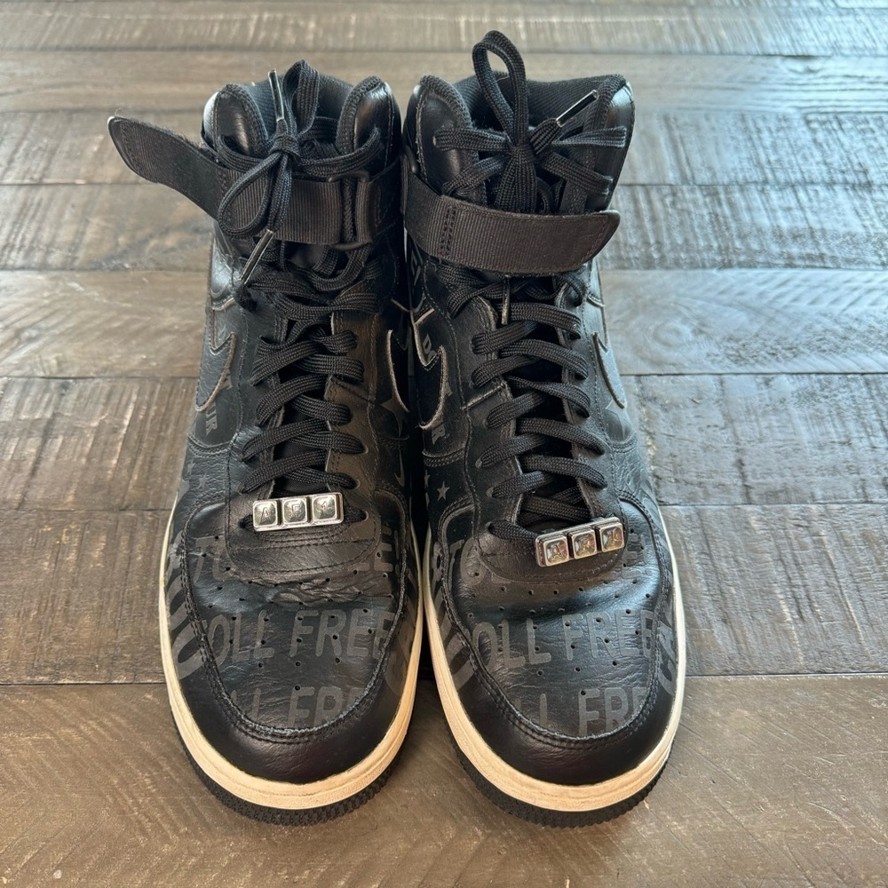 Nike Air Force 1 High ‘07 PRM Black Toll Free CU1414-001 Men’s Size 12.5